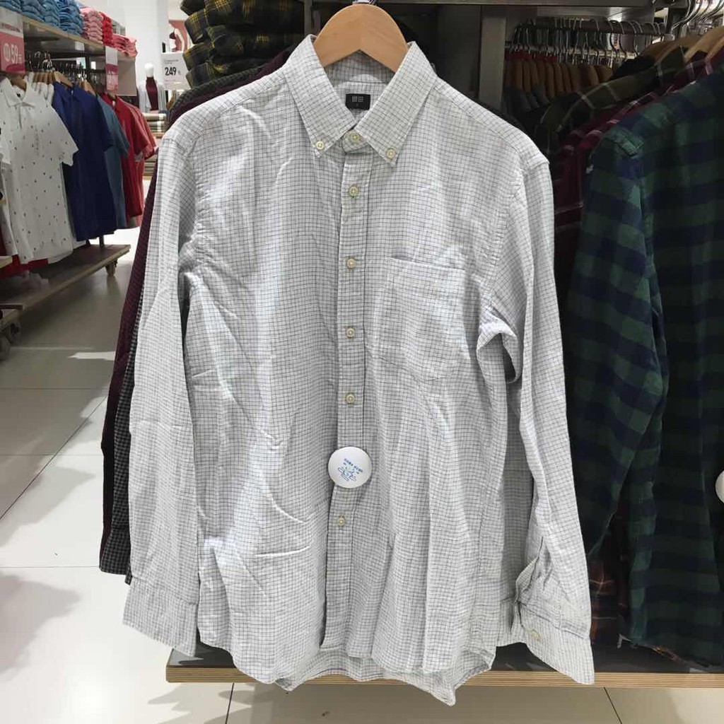 Sơ mi nam flannel Uniqlo (nhiều màu size L, XL)