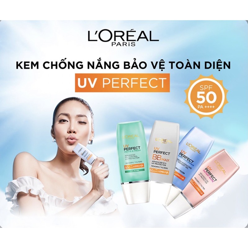 Kem chống nắng L'OERAL Paris bảo vệ da 30ml