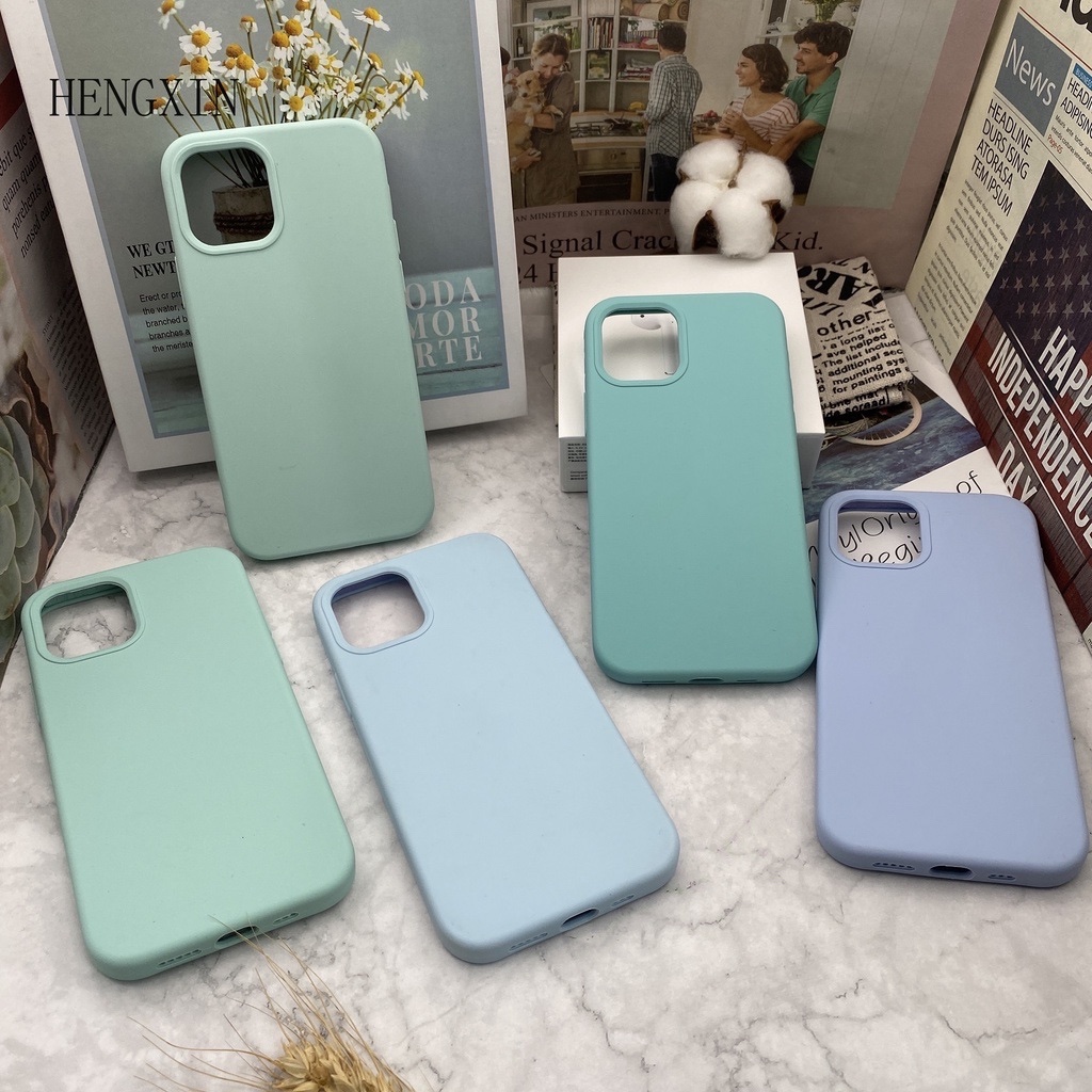 Ốp điện thoại silicone nhiều màu thích hợp cho IP 6 6s 7 8 7p 8p x xs xsmax 11 11promax 12 12pro 12promax 13 13pro max