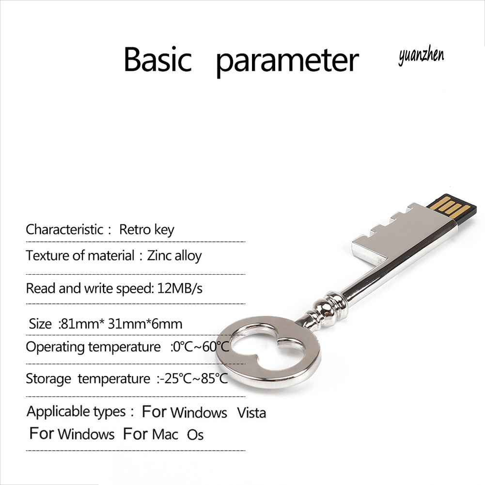 Usb Hình Chìa Khóa Phong Cách Retro | BigBuy360 - bigbuy360.vn