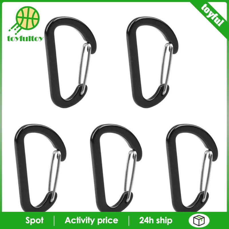 Set 5 Móc Khóa Chữ D Chống Gỉ Sét Chuyên Dụng Cho Câu Cá