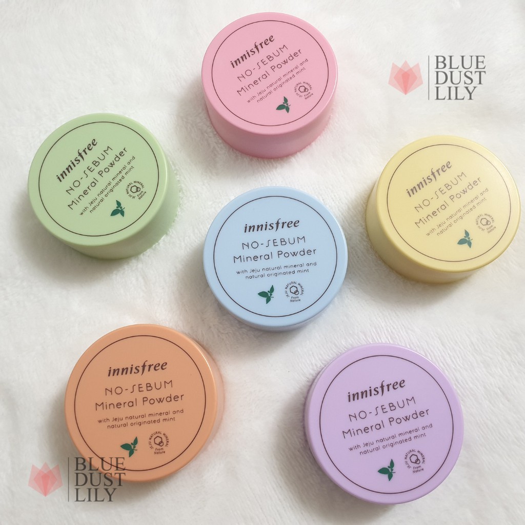 Phấn phủ kiềm dầu Innisfree – no sebum mineral powder