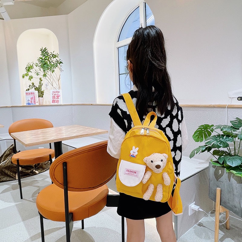 Ba Lô Đi Học Hình Gấu Dễ Thương Sức Chứa Lớn Thời Trang Mới Cho Trẻ Em Tiểu Học Bán Sỉ