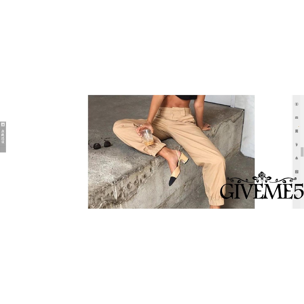 Quần Jogger lưng cao thời trang cho nữ