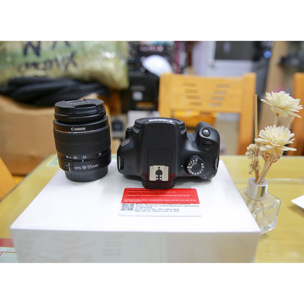 Combo Canon 3000D kèm len kit 18 55 DC III chính hãng - Máy ảnh chuyên nghiệp - Gọn nhẹ dễ dàng sử dụng !