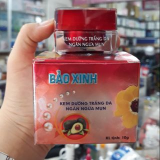 Kem Dưỡng Trắng Da Ngăn Ngừa Mụn 10g-Bảo Xinh Gía Bao Bì 68k