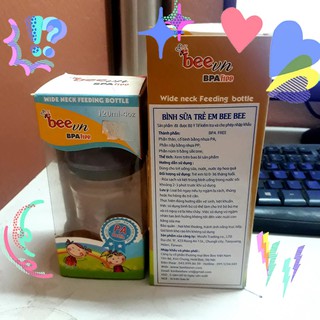 (bhav) Bình Sữa Bee vn Cổ Rộng 120ml/240ml (hàng mới, thanh lý)
