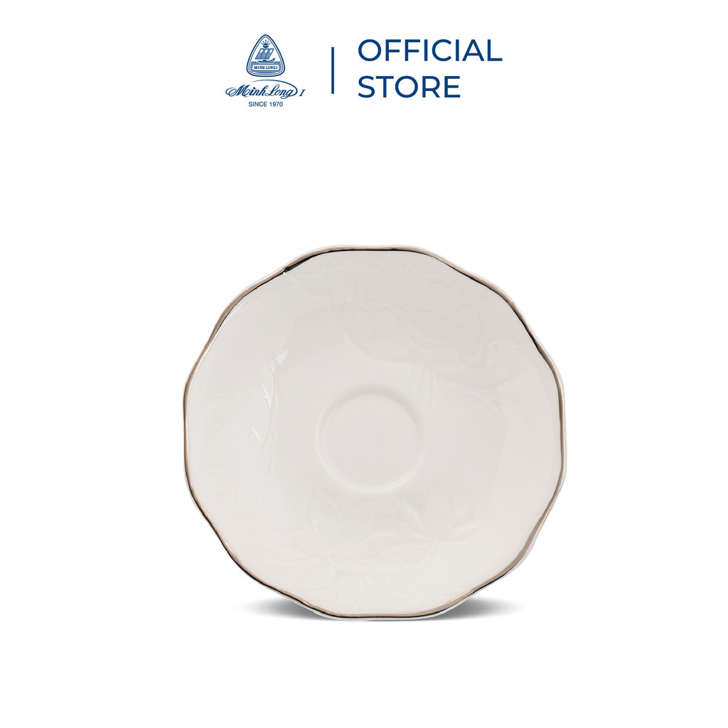 Bộ trà cao cấp Minh Long 0.7 L - Sen IFP - Chỉ Bạch Kim