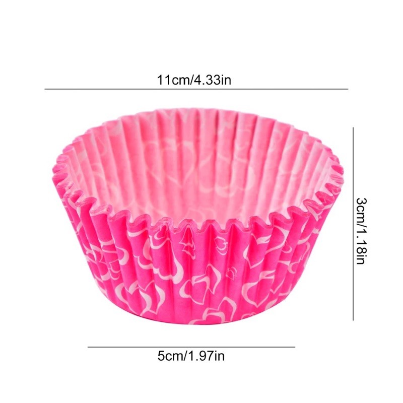 Cupcake giấy mềm lốc to D12 các hình (500c)