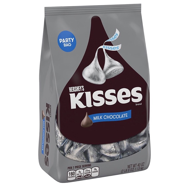 Kẹo Socola Kisses Hershey’s USA 200g tách lẻ