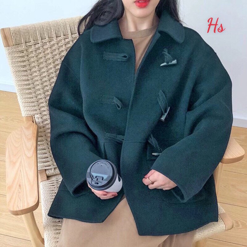 🍋 [HÀNG CÓ ẢNH/VIDEO THẬT + ĐÁNH GIÁ] Áo Khoác Dạ 2 Màu 3 Cúc Phong Cách Hàn Quốc CHANH MẬT🍋 | BigBuy360 - bigbuy360.vn