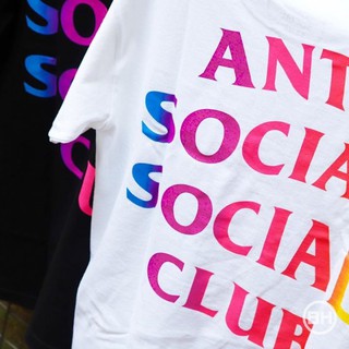 Anti Social Social Club rainbow More Hate More Love Tee