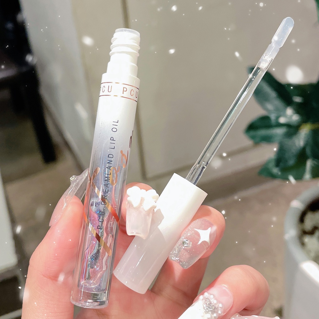 [Hàng Mới Về] Son Bóng Dưỡng Môi PCU Dạng Dầu Trong Suốt Dành Cho Học Sinh