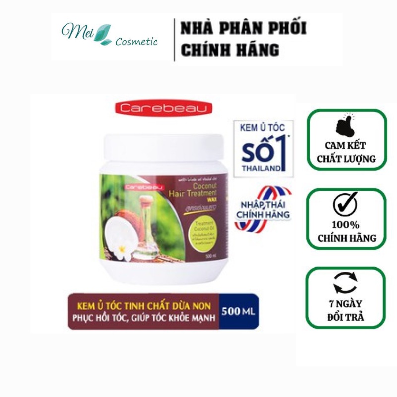 Ủ Tóc Dừa Non Carebeau Siêu Mềm Mượt -Thái Lan 500ml