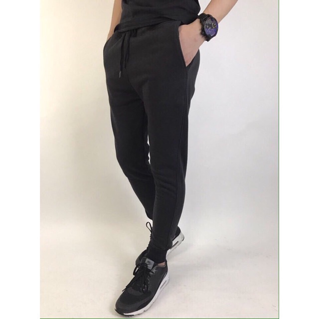 Quần jogger phối sọc