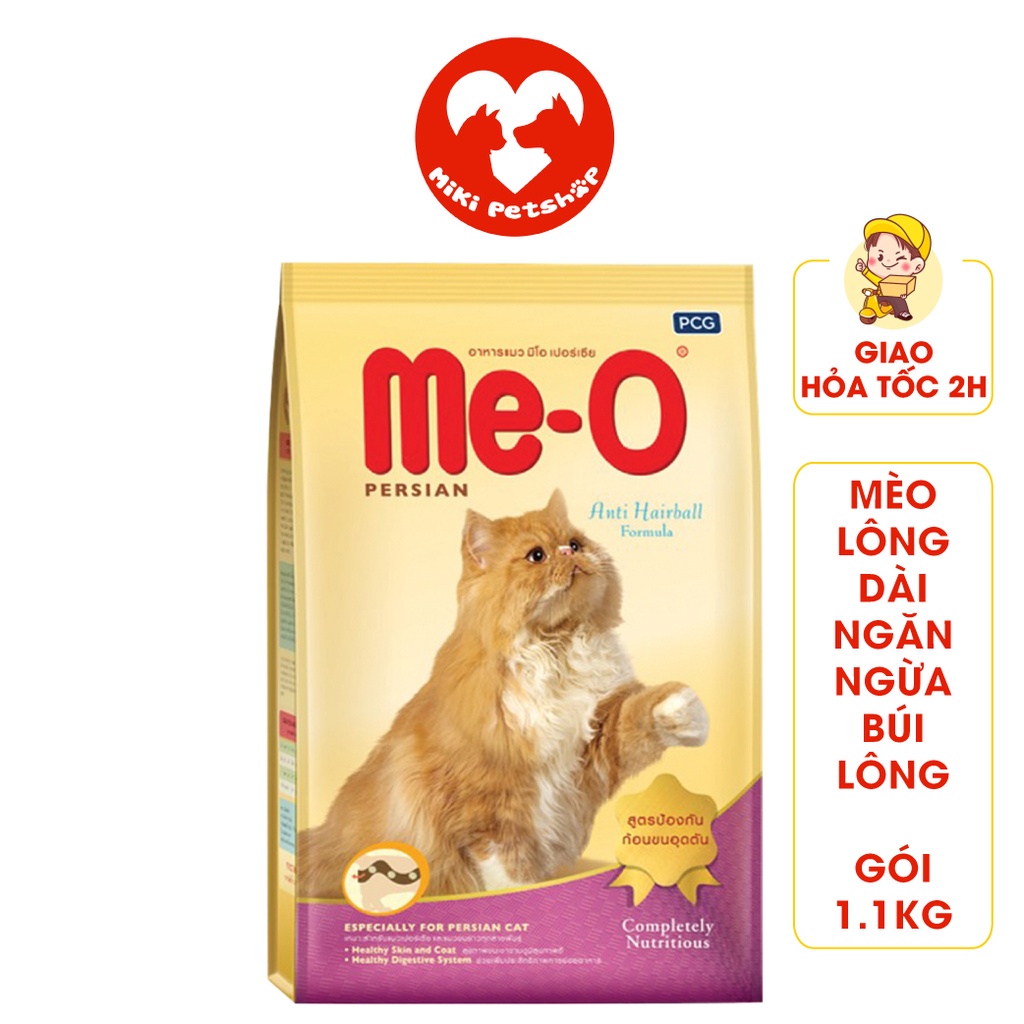 Thức Ăn Cho Mèo Hạt Me-O Dành Riêng Cho Mèo Lông Dài Ngăn Ngừa Búi Lông - Miki Petshop