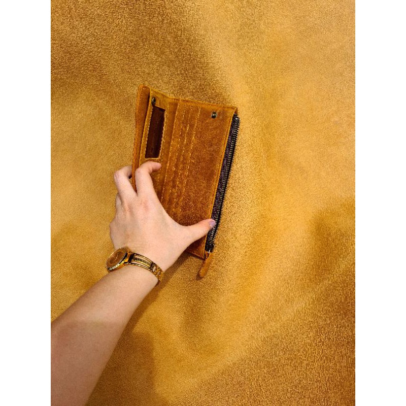 Ví Da bò Sáp- Tặng khắc Tên Miễn phí