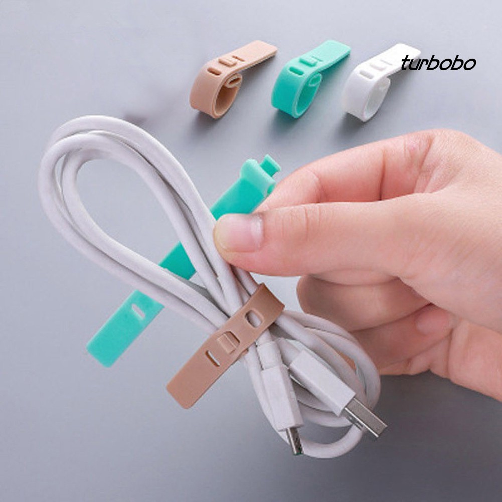 4 Dây quấn cáp/tai nghe bằng silicon tiện dụng