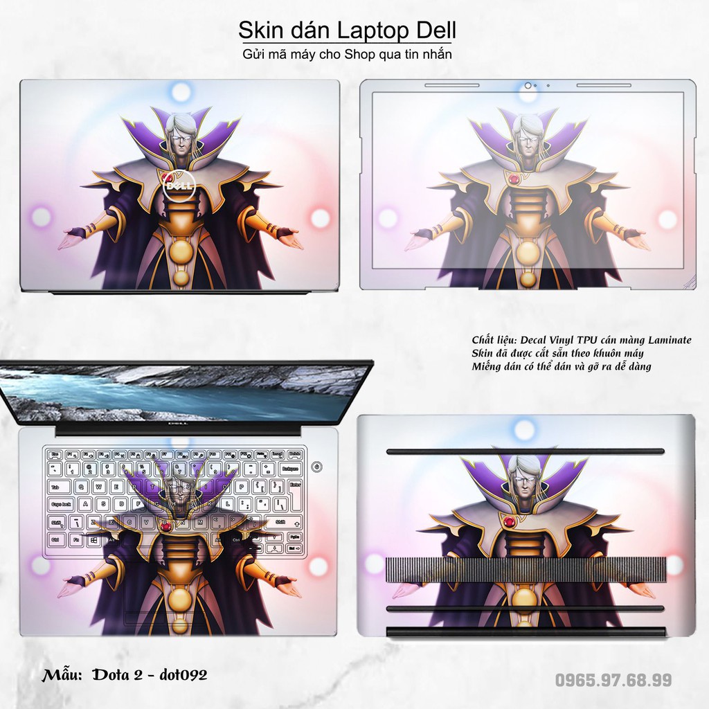 Skin dán Laptop Dell in hình Dota 2 nhiều mẫu 16 (inbox mã máy cho Shop)