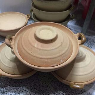 Nồi đất tráng men (8-19cm)