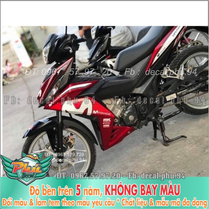 Tem rời Winner Movitstar Trắng đỏ (X) -1