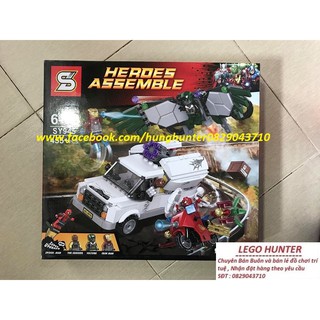 Bộ xếp hình Lego SY Spiderman vs Vulture