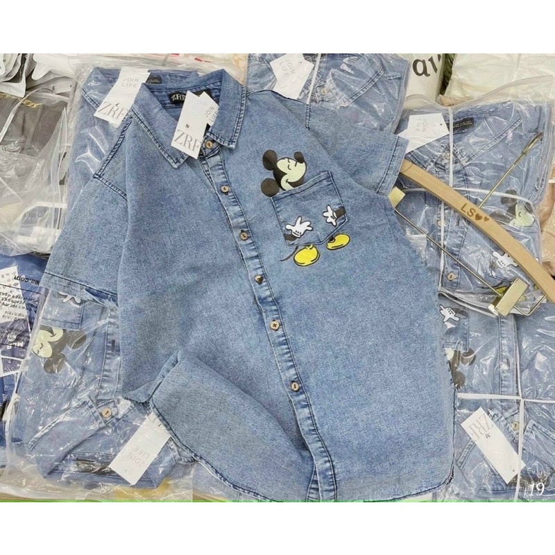 SƠ MI JEAN IN HÌNH MICKEY