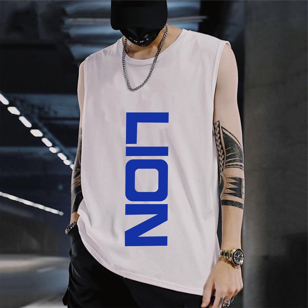 Áo Thể Thao TANKTOP LION Ba Lỗ Thun 4 Chiều Co Dãn 220 Cực Đẹp | BigBuy360 - bigbuy360.vn
