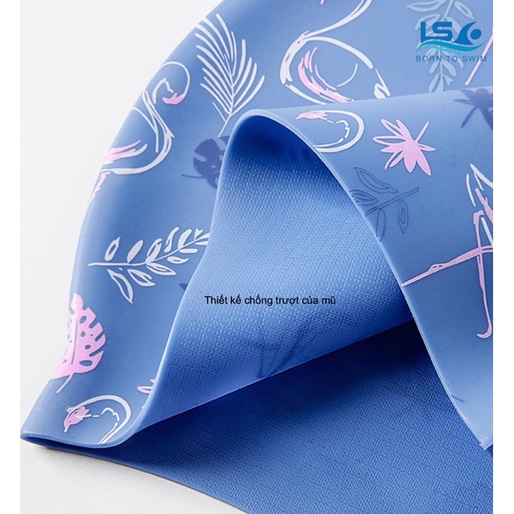 Mũ bơi 361 hàng chính hãng co giãn tốt