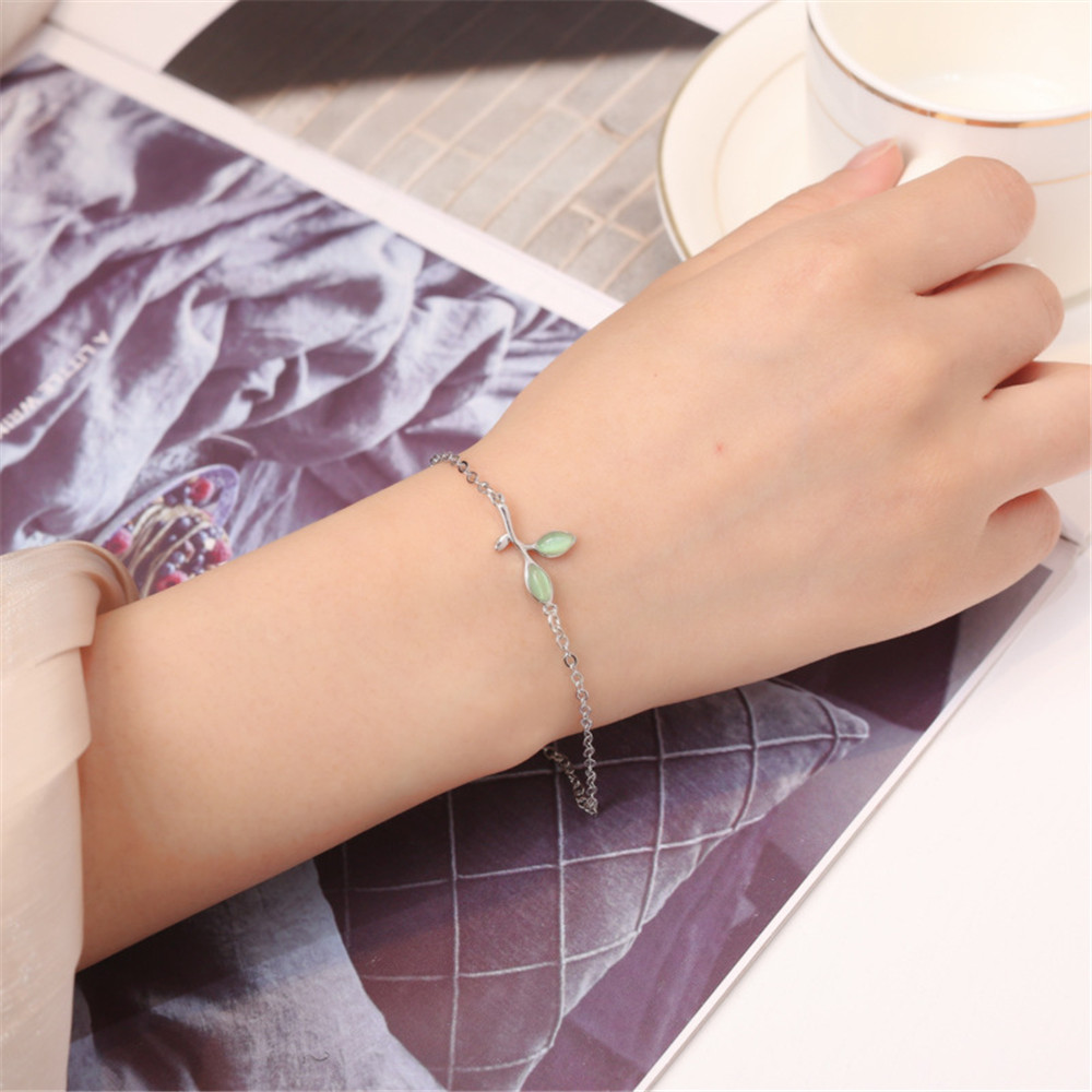 Bộ Trang Sức Đính Đá Opal Sang Trọng Cho Nữ