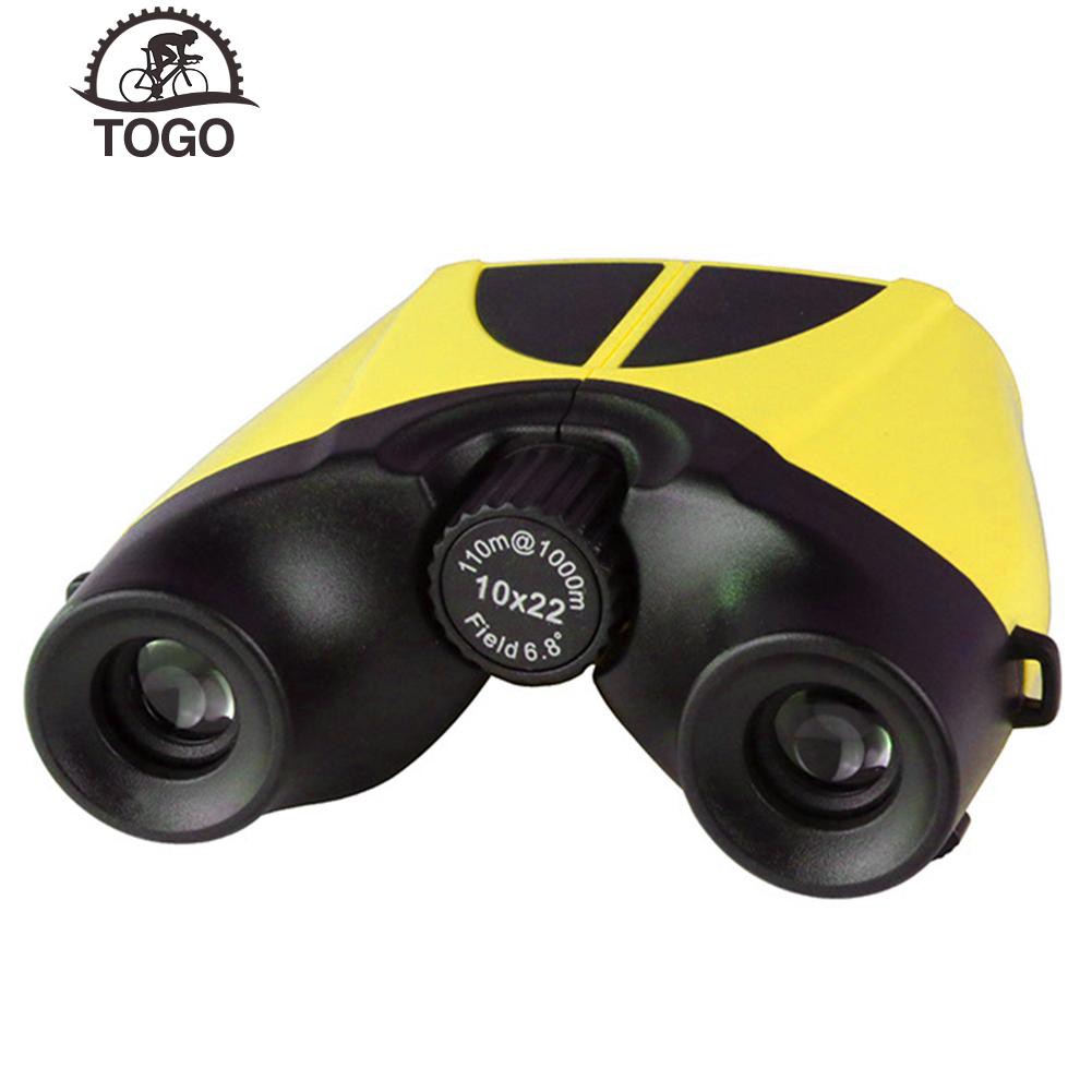 [TOGO]10X22 HD Mini Hiking Binocular Scope Outdoor Travel Camp Telescope Yellow