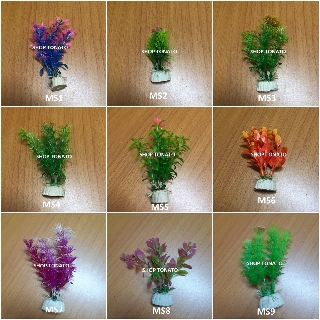 Rong giả trang trí hồ cá g cao 10cm