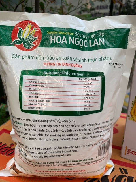 BỘT MÌ CAO CẤP HOA NGỌC LAN 0.5kg