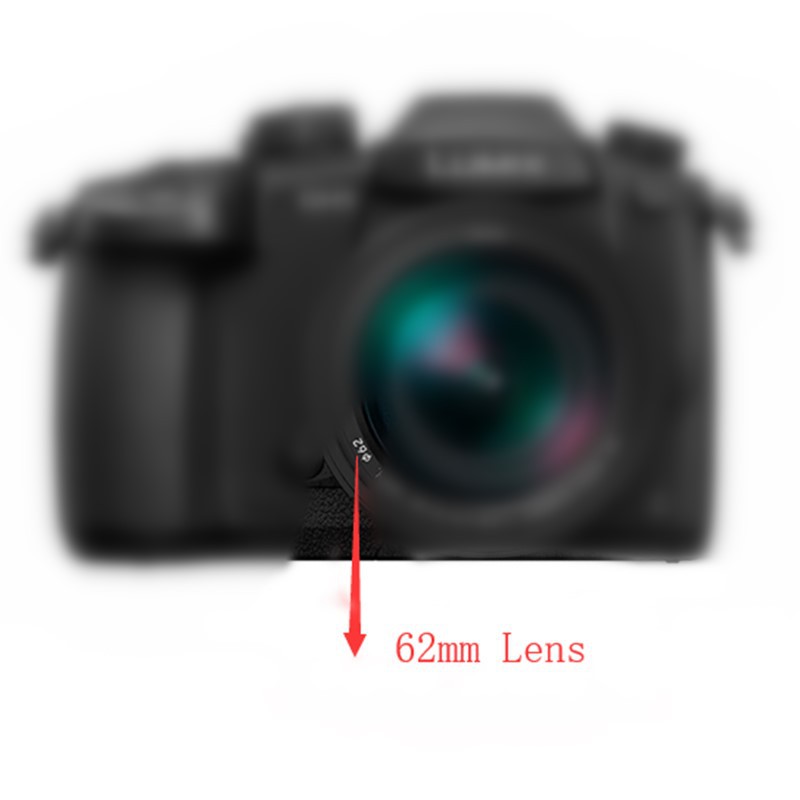 Loa che nắng chất liệu kim loại chuyên dụng cho máy ảnh chụp từ xa Canon Nikon Fujifilm Sony Olympus Pentax Panasonic