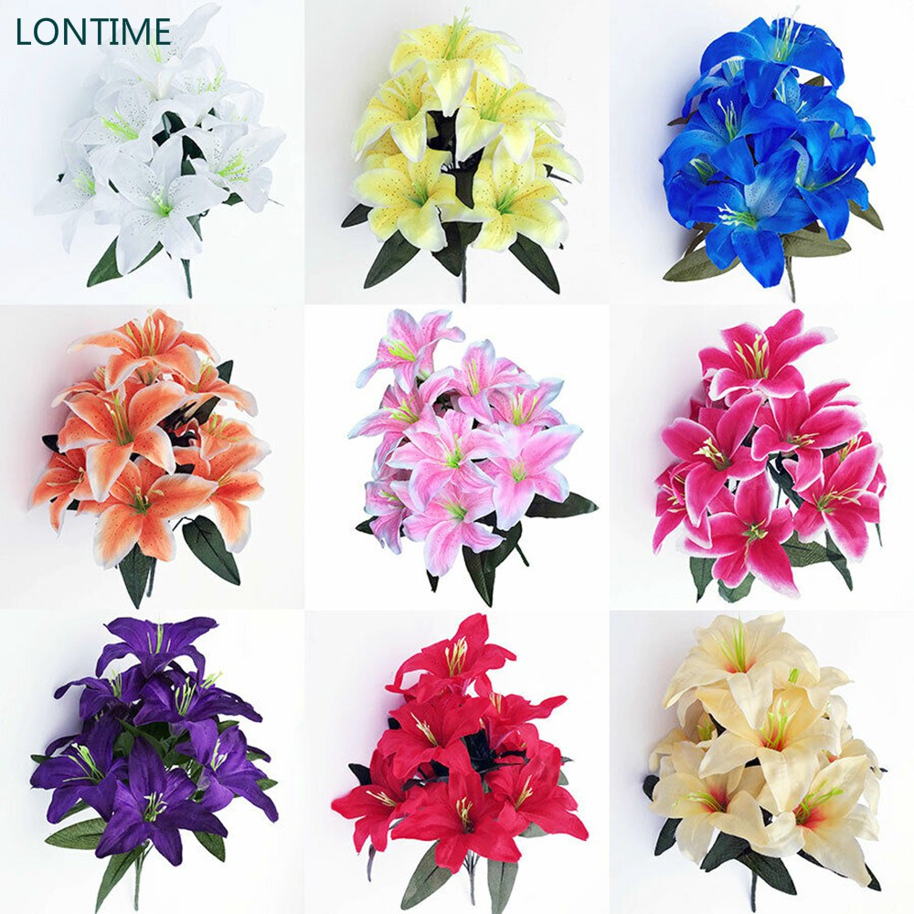 10 Bông hoa lily nhân tạo