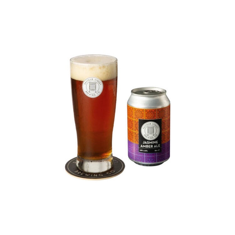 Bia Jasmine Amber Ale lon 330ml
