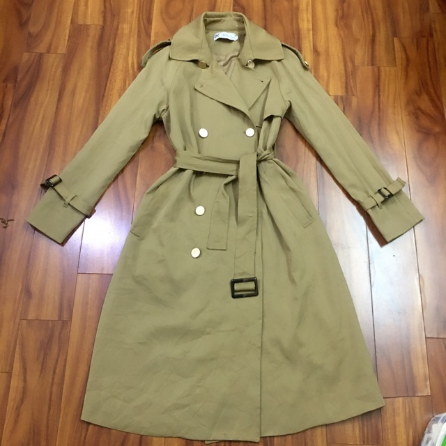 Khoác mangto kaki dài  Tây