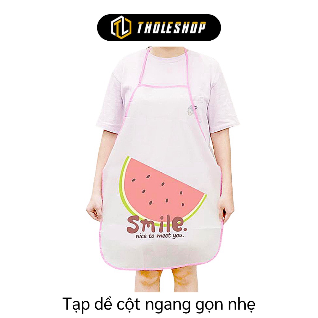 [SGD] Tạp Dề Nấu Ăn - Tạp Dề Hình Trái Cây, Chất Liệu Vải Chống Thấm Tốt, Đảm Bảo Vệ Sinh 7586