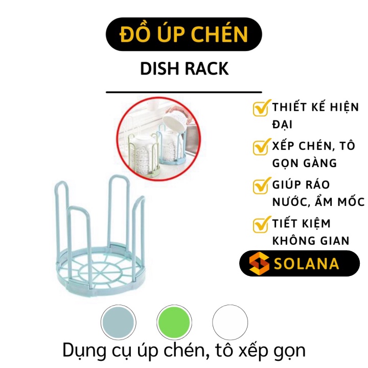 Khay Úp Chén - Kệ Úp Chén Bát, Ly Ráo Nước, Tránh Vi Khuẩn, Ẩm Mốc 3735