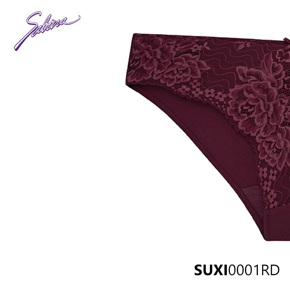 Combo Áo Lót Nâng Ngực Tự Nhiên Tạo Khe Chữ V Và Quần Đồng Bộ Màu Đỏ Mordern V By Sabina SBXI0001RD+SUXI0001RD | BigBuy360 - bigbuy360.vn