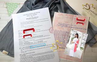 Khăn Lụa Tơ Tằm SenSilk Standard Đỏ Tươi