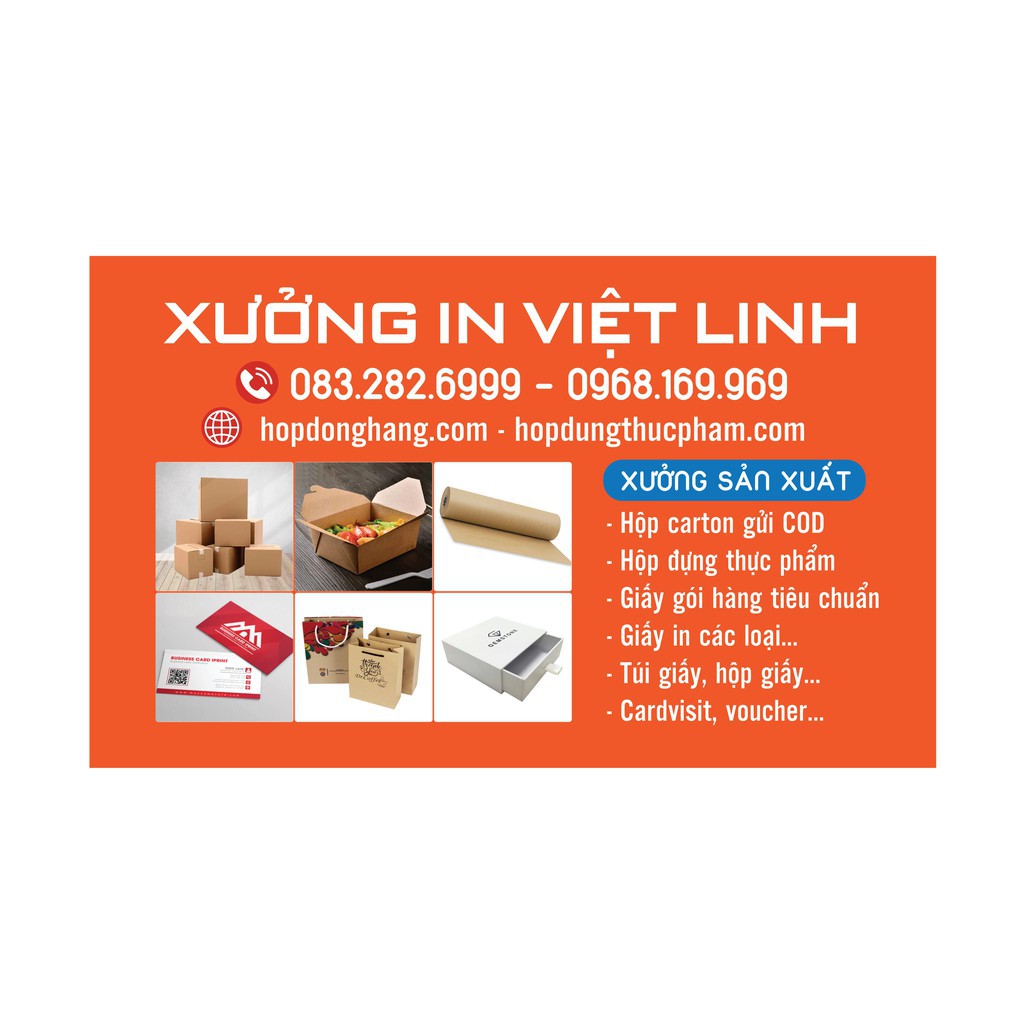 [Giá 1k] 8x8x8 Combo 50 Hộp Carton Đóng Hàng