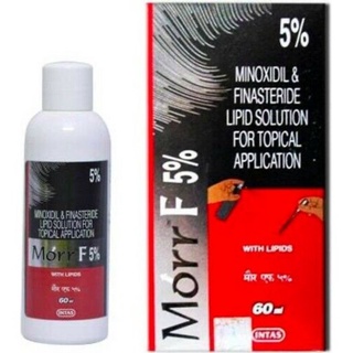 Sản phẩm thoa ngoài  mọc tóc Morr F5%  minoxidil  & Finasteride cho Nam giới  Rụng tóc Di truyền, do tăng DHT - 1 Chai .