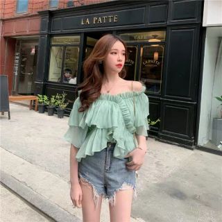 ÁO TRỄ VAI XẾP LY VINTAGE