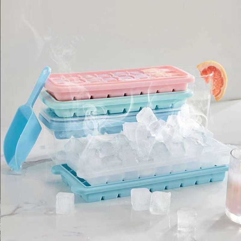 Khuôn Silicone Làm Đá Viên 24 Ngăn Tiện Dụng