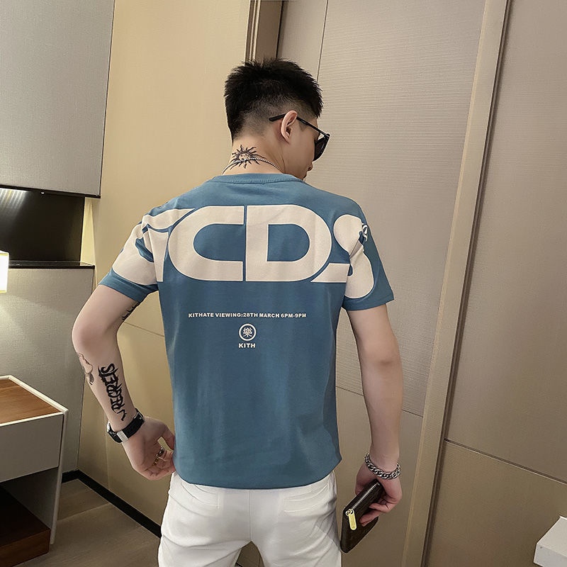 Áo nam tay ngắn thiết kế mới thời trang dành cho mùa hè