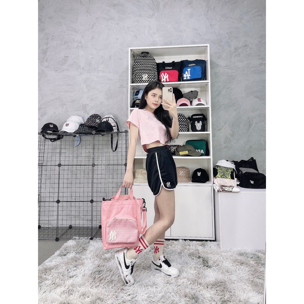 Túi Xách NY MEGA SHOULDER BAG PINK/BLACK B225