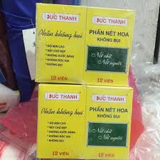 5 hộp Phấn trắng viết bảng Đức Thanh không bụi, không gây độc hại