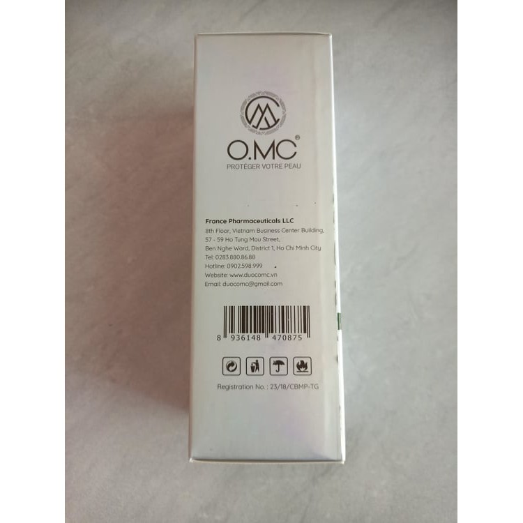 OMC MASQUE - Mặt nạ than hoạt tính, đào thải độc tố - 120ml