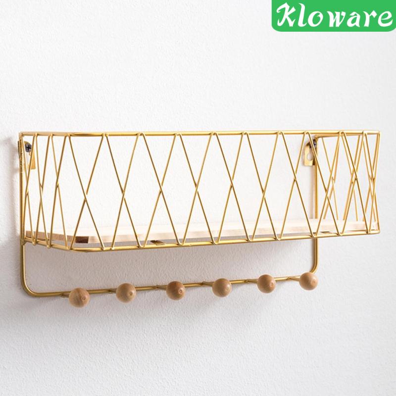 Giá Đỡ Chìa Khóa / Áo Khoác / Đồ Dùng Gắn Tường Màu Vàng Cỡ Nhỏ Tiện Dụng